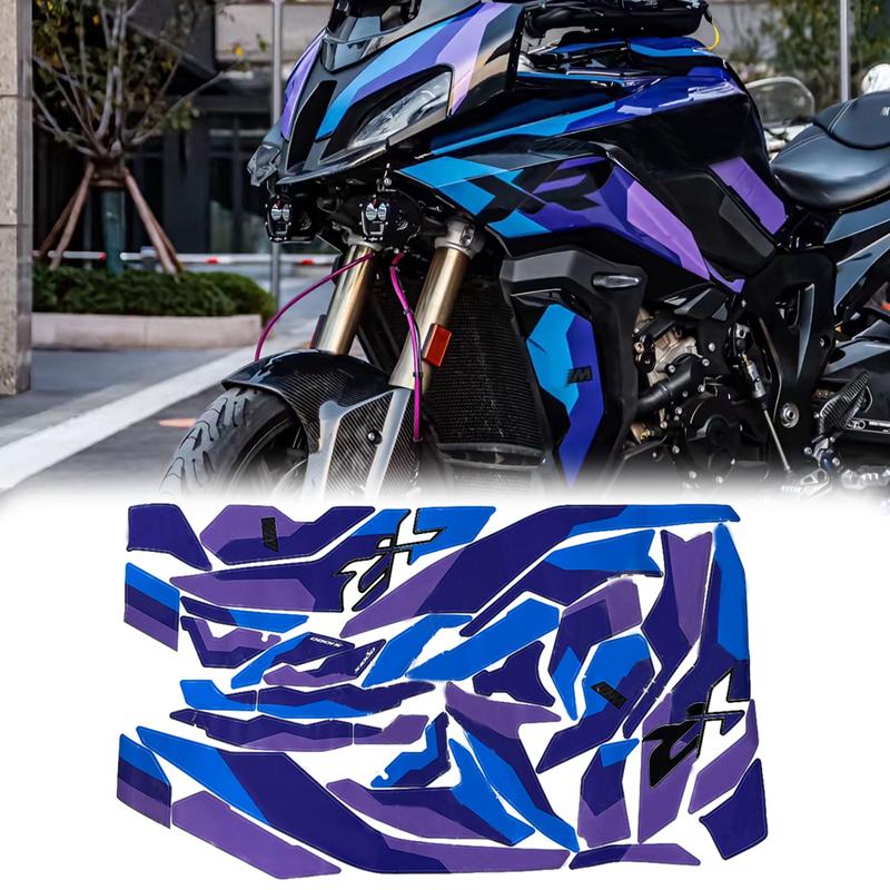 Motorcycle Full Body Thunder Edition Decal Sticker Set Fit BMW S1000XR M1000XR 2020-2024 Modification Graphics