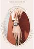 Sanda Women's Fashionable Leather & Silicone Strap Quartz Watch with Luminous Stopwatch