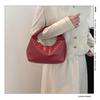 Women Classic Woven Embossed Soft Pu Leather Small Top Handle Hobo Shoulder Bag Casual Daily Handbag