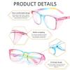 1PC Anti Blue Light Glasses For Men Women Transparent Sand-proof Anti-shock Biking Safe Goggles Blue Blocking Protect Eyewear