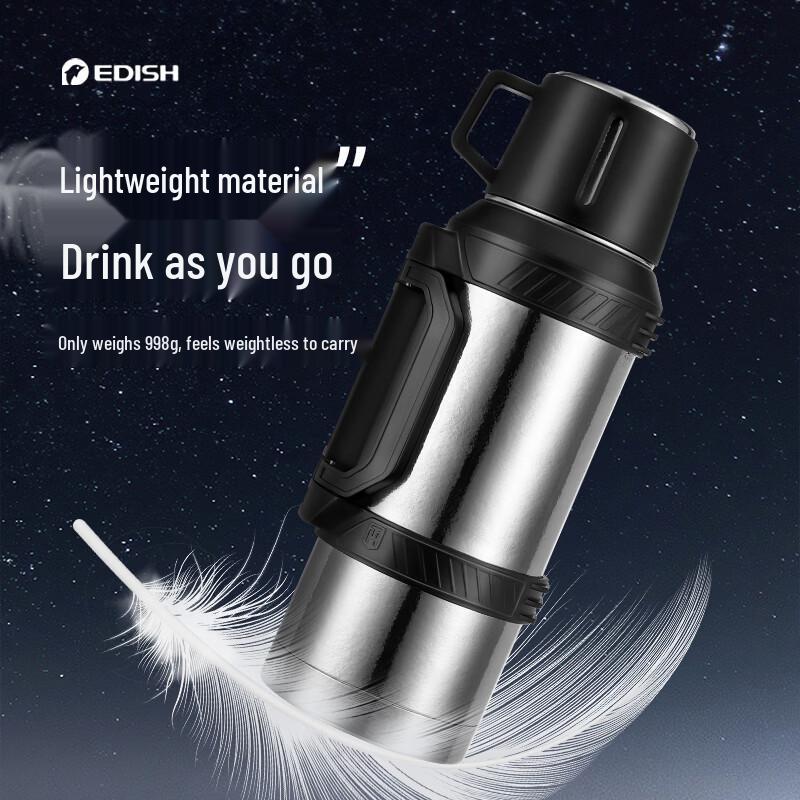 edish Titanium Outdoor Insulated Travel Flask