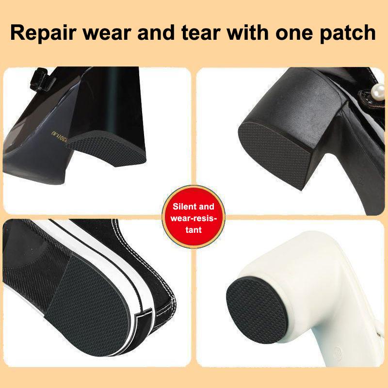 1Roll Thick Anti-Slip Mute Shoe Sole Patches For Repairing Holes Protecting Soles Suitable For High Heels And Sports Shoes