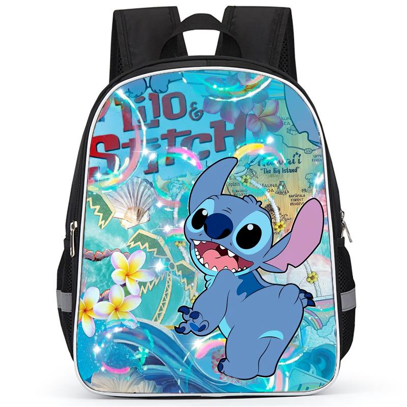 Stitch Peripheral Anime Backpack Men'S And Women'S School Bags