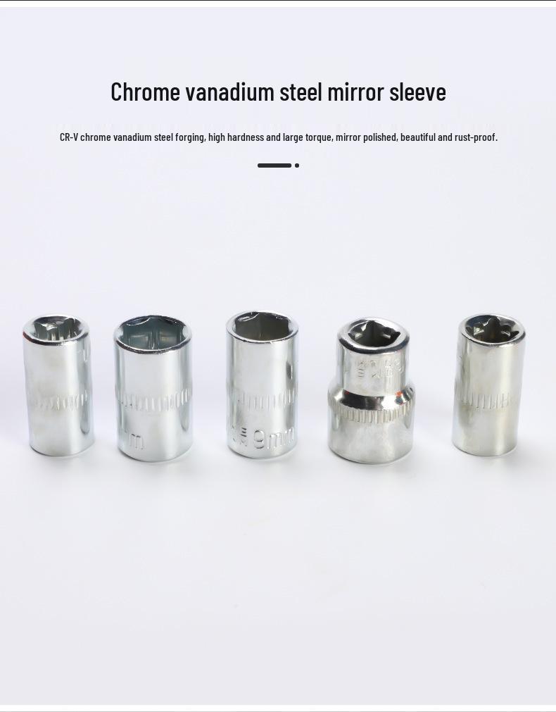 46-Piece Ratchet Wrench & Socket Set: Complete Auto Repair Tool Kit