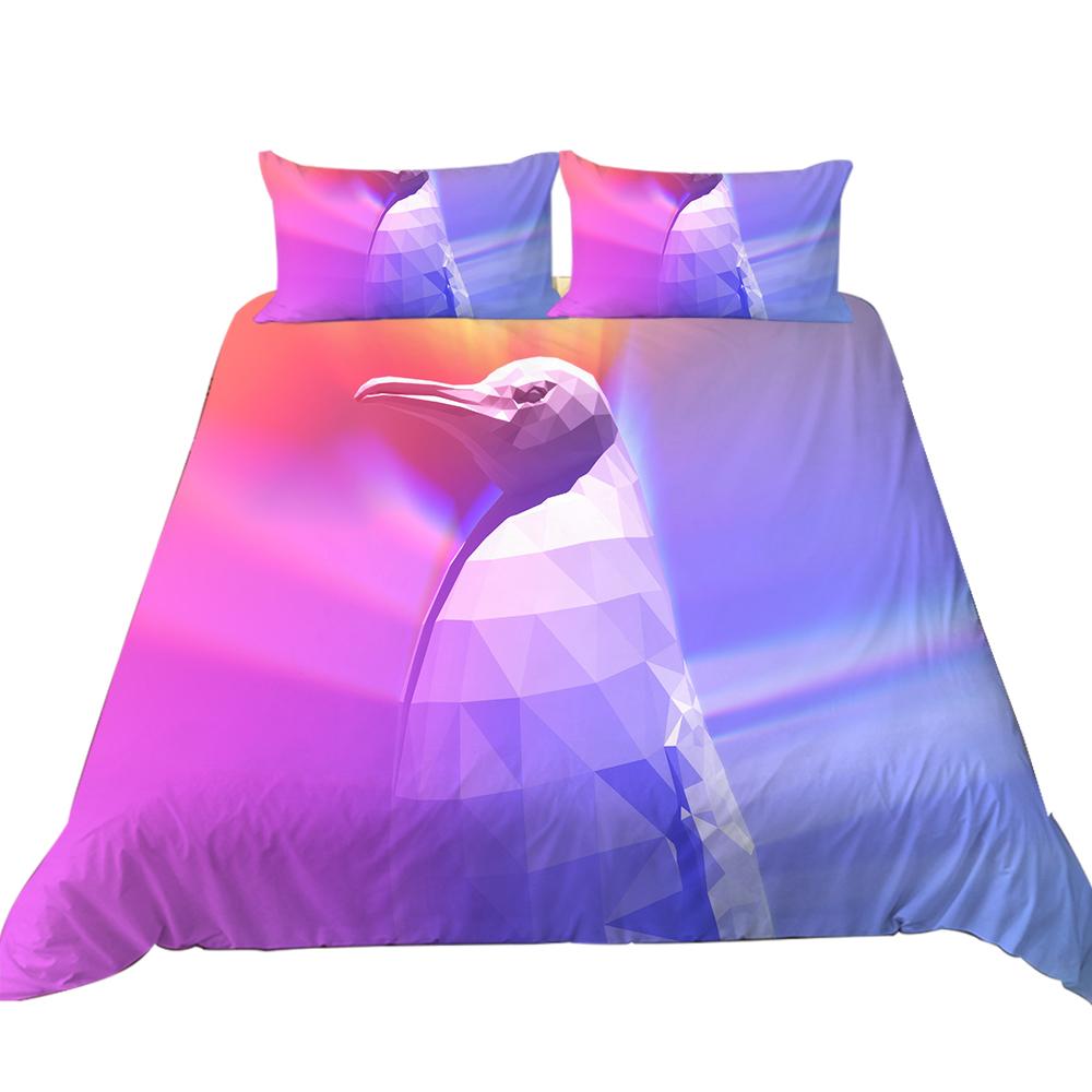 3D Ocean Animal Theme Series Bedding Set with Animal Prints Such As Jellyfish and Dolphins 2/3 Pieces, Washable Home Decoration