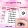 Natural Look Self-Adhesive Eyelashes - Lazy Three-Step, Glue-Free, Hard Stem Design