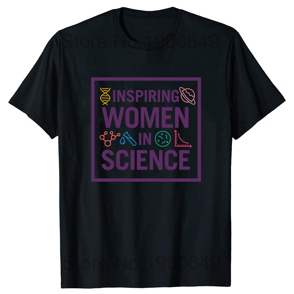 Unisex Women In Science Teacher T Shirts Summer Style Graphic Cotton Streetwear Short Sleeve Tshirt Unisexs Clothing Comfortable