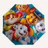 Paw Patrol Roundel Sticker, Officially Licensed Paw Patrol Merchandise Umbrella, Cute Umbrella with Cute Design, Portable 3-Fold Compact Umbrella for