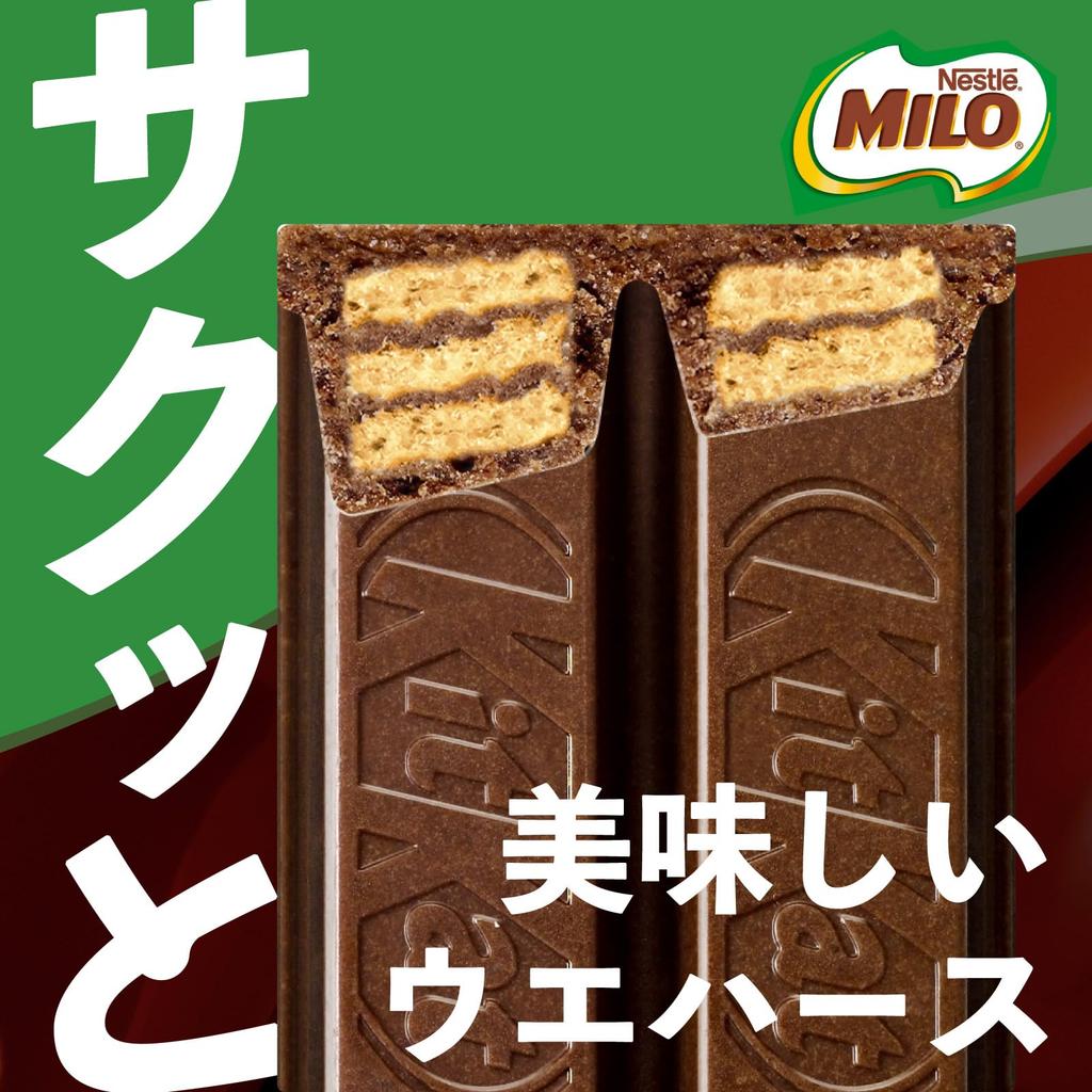 KitKat Iron Supplement with MILO 10 kusů x 12 čokoládových sáčků,