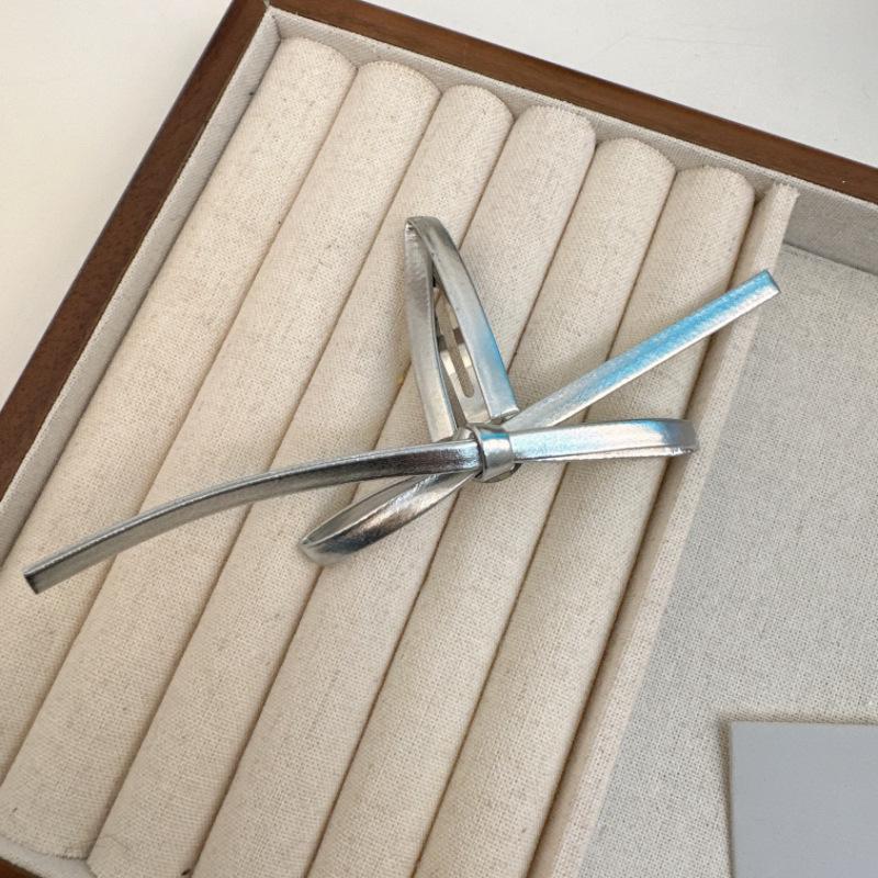 Korean Style Sweet Bow Hair Clip & Tie Set for Banquets