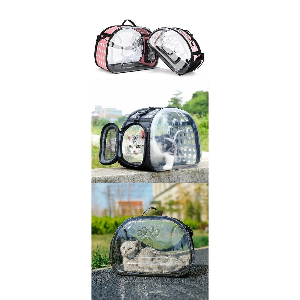 Portable Breathable Pet Carrier Backpack, Dog and Cat Travel Cage, Outdoor Handbag
