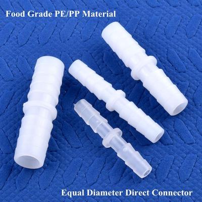 10 Teile/los 4 ~ 14mm Gleicher Durchmesser Direktanschlüsse Schlauchverbindungen aus lebensmittelechtem Kunststoff für Aquarientanks Adapter für Luftpumpenschlauch Pagodenverbindung Wasserrohrverbindungen