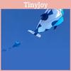 Enormous 3d Kite Frameless Soft Parafoil Whale Family Outdoor Sports Toy Kids