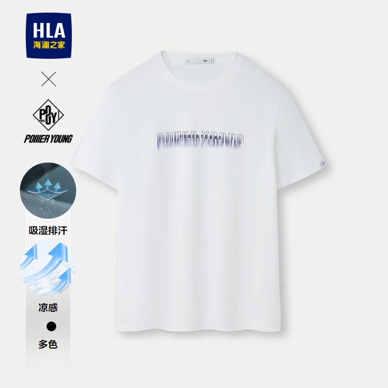 HLA Men s POWER YOUNG Cooling Short-Sleeve T-Shirt 4XL