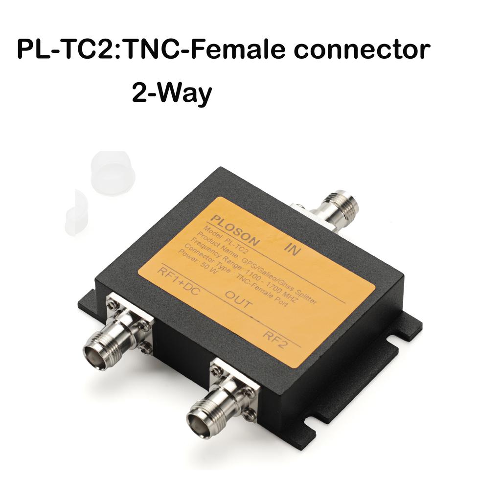 PLOSON GPS/Galieo/Gnss 2-Ways/3-Way/4-Way Antenna Power Splitter 1100-1700MHz GPS Antenna Splitter Divider for Ship Marine