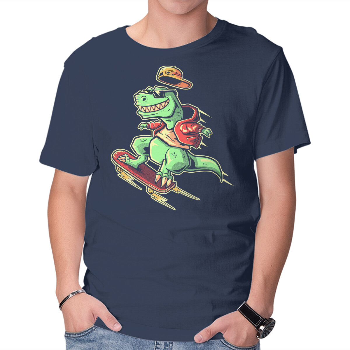 Unisex Crew Neck T-Shirt T Rad Graphic Short Sleeve Casual Tee M