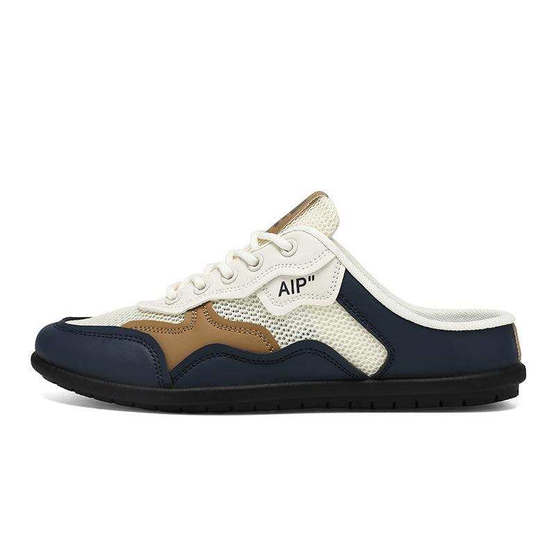 Summer Half-tray White Shoes New Female Students Increase the Height of the Mesh Surface Breathable Casual Street Shot