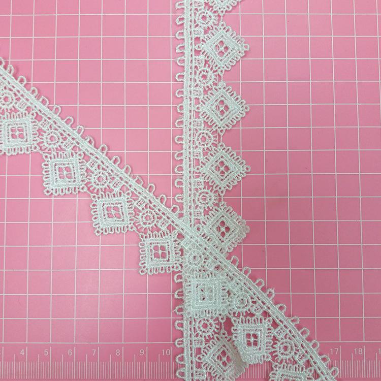 

Polyester Light Barcode, Hollow Lace Embroidery Lace, Unilateral Small Barcode Lace, Bed Clothing Accessories Lace RS-011a