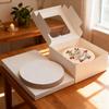 Round Cake Board Base Disposable Cake Board Easy To Use Baking Cake Base  Birthday Cake