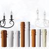 10 Stück Kerzenlampe Halter Röhre, Kerzenlampe Basis Hülse Kerzenbirne Basis Abdeckung