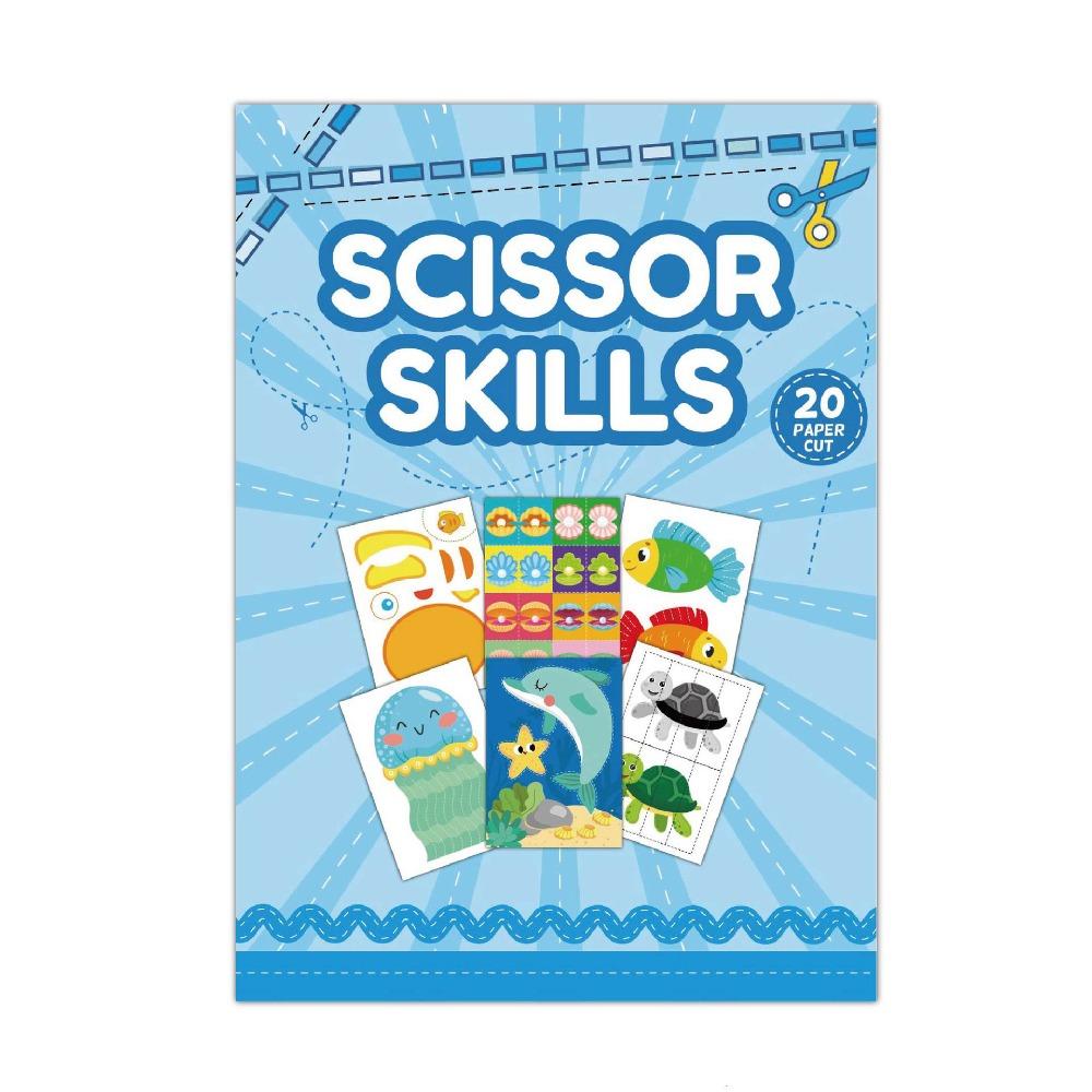 3D Animal Pattern Kids Paper-cutting Book Toys Montessori Children Handmade Paper Toy  Kindergarten