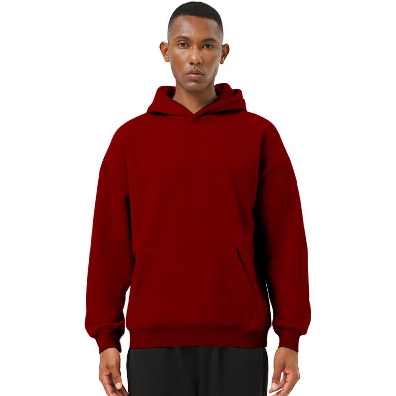 Men s Hooded Fleece Pullover Sweatshirt L