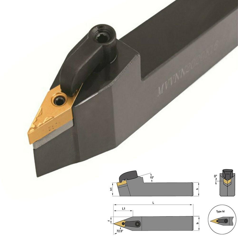 MVVNN 2020K16 20×125mm Index External Lathe Turning Holder For VNMG1604 Inserts