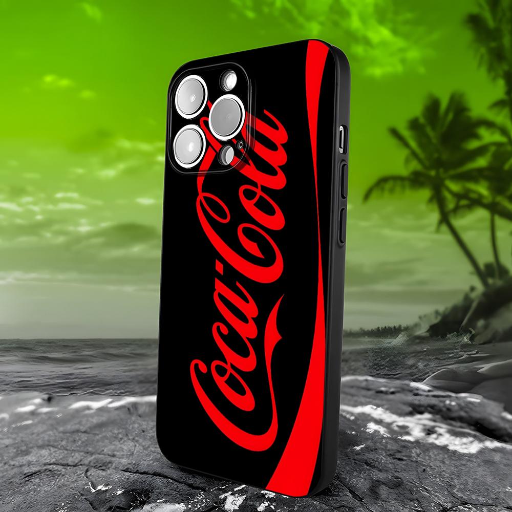 Hot C-Coca Drinks C-Cola Phone Case For IPhone 17 15 16 13 Pro Max 14 12 11 Xr X 8 7 6 Plus Luxury Back Cover