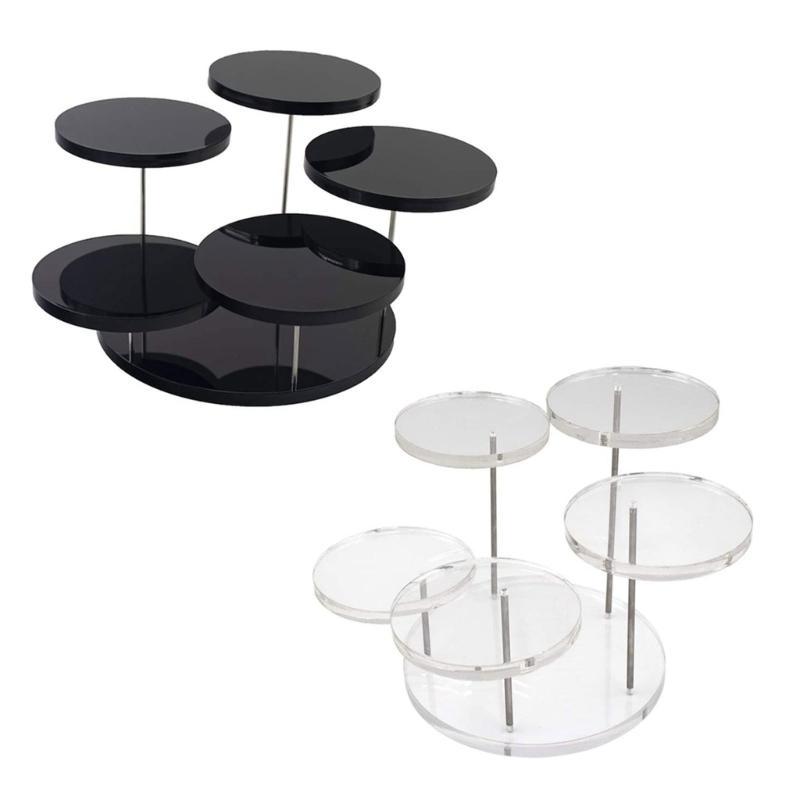 

Transparent/Black Acrylic Jewelry Holder Delicate Rings Jewelry Display Stand Dropshipping