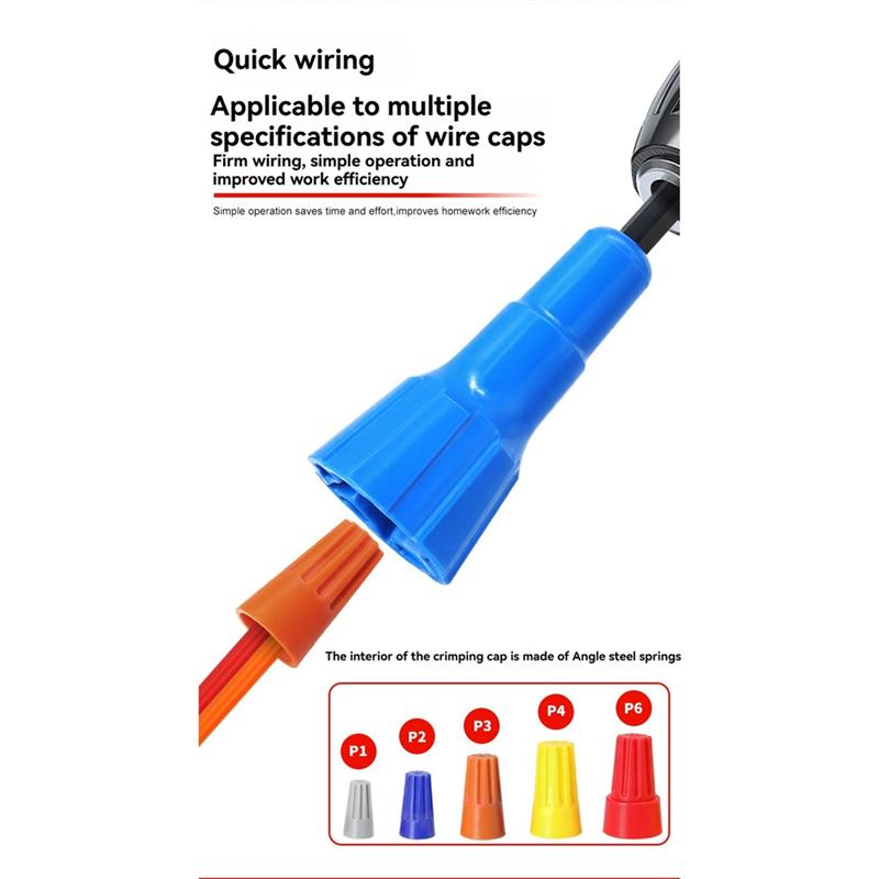 A27F-For Drill, Wire Stripping Tool& Wire Twisting Connector, Wire Twister Tool For Drill, Wire Stripping For Drill
