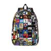Broadway Musical Theatre Logos - Hand Drawn Backpack Hot Sale Daypack Children BookBag School Bag Shoulder Bags for Men Women