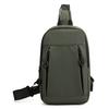 Simple and casual men's shoulder bag, trendy single-shoulder crossbody bag, student travel bag, lightweight diagal backpack, m
