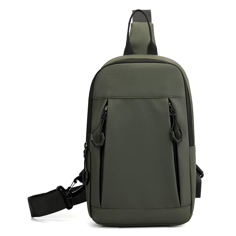 Simple and casual men's shoulder bag, trendy single-shoulder crossbody bag, student travel bag, lightweight diagal backpack, m