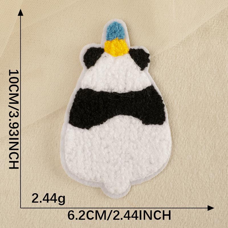 

Вышитая нашивка этикетка полотенце вышивка мультфильм панда английская вышитая наклейка аксессуары для одежды аксессуары нашивка синель наклейка 4