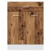 Vidaxl Cabinet With Drawer, Old Wood, 60X46X81.5 Cm