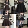 Private Dress Wool Blend Short Skirt With High Waist For Fall Winter Fashion