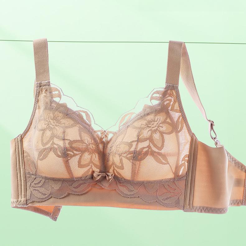 Thin Without Steel Ring Bra for Women Plus Size Sexy Adjustable Push Up Bra for Women Gathering Bra for Women