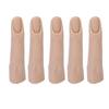 Pratique Silicone Silicone Ongle Entraînement Articulation Flexible Ongle Doigt Modèles pour DIY Doigts d'Entraînement Pliables pour Nail Art Doigts Peau, 5pcs,