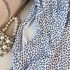 Women's French Summer Bellflower Floral Maxi Dress