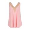 New Women's Sleeveless V-Neck Lace Color Top Casual Vest