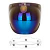 Popular Retro Motorcycle Helmet with Bubble Visor and Frame