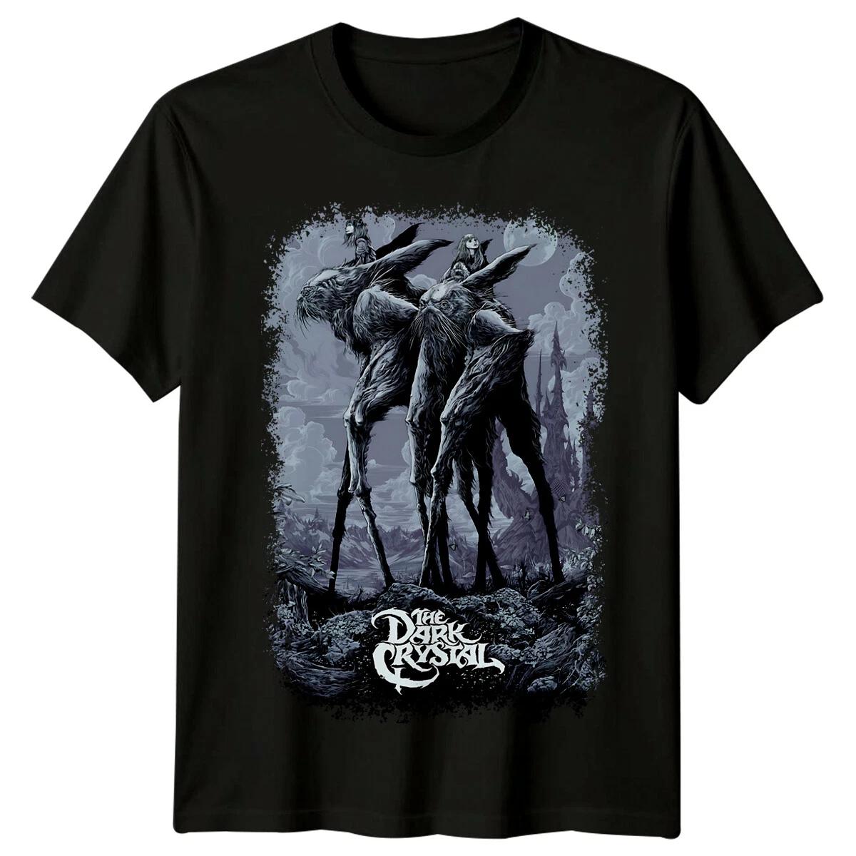 

ZX Summer The Dark Crystal 1982 Movie Poster Inspired Tshirt Retro 80s Tee Mens Round Neck Tshirt 4XL