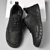 High Quality Handmade Genuine Leather Men Sneakers 2024 Outdoor Non-Slip Casual Shoes Luxury Brand Design Office Walking Shoe