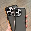 Suitable for Apple 16 Phone Cases, Simple and Contrasting Color Edges, Transparent 14, Matte Back Panel 15