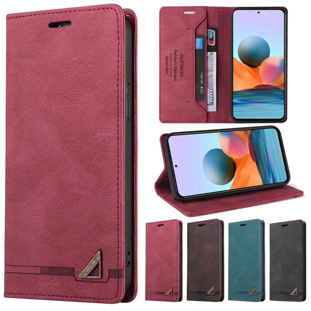 Custodia A Portafoglio In Pelle Per Xiaomi Redmi Note 11 / Note 11S 4G Con Protezione Magnetica E Pellicola Inclusa