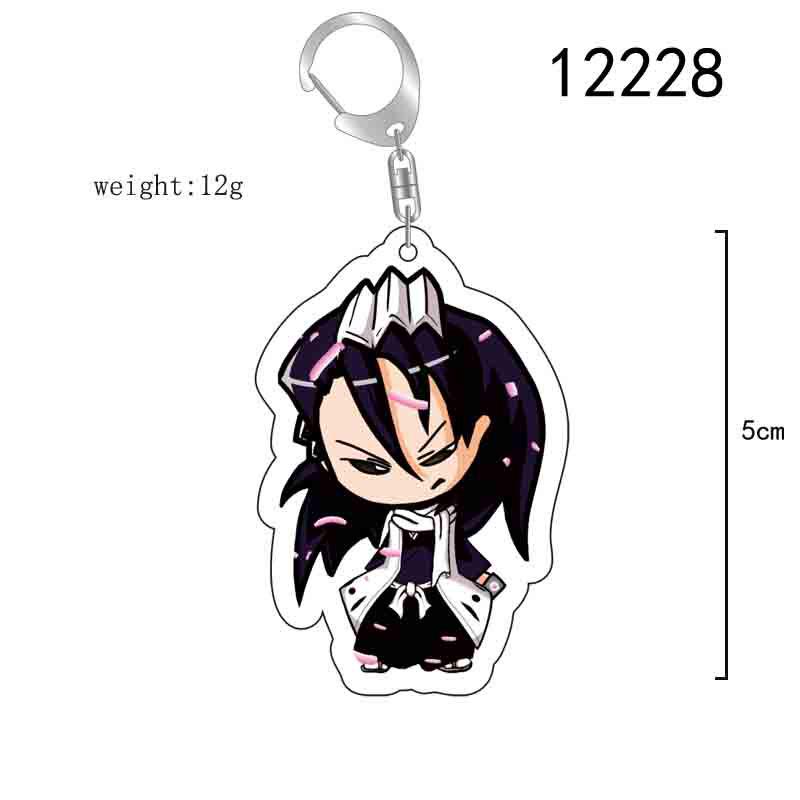Bleach Anime Acrylic Keychain Ornaments: Kurosaki Ichigo, Rukia, & Aizen Bleach