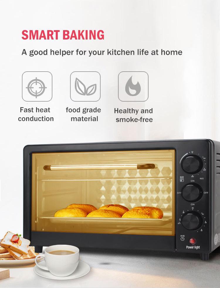 Multifunctional Large Capacity Electric Cake Oven for Home Baking - Countertop Model, Cross-Border Exclusive