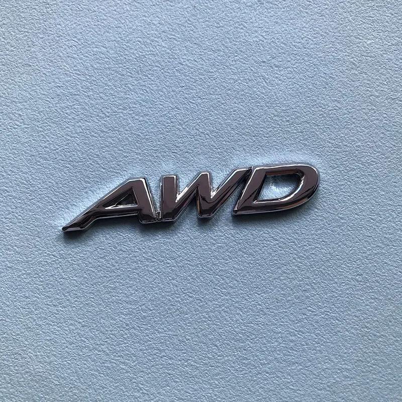 3D kovové logo 2.0 2.5 AWD Písmena Znak na kufr auta Odznak Samolepka 2.5 AWD Samolepka Příslušenství