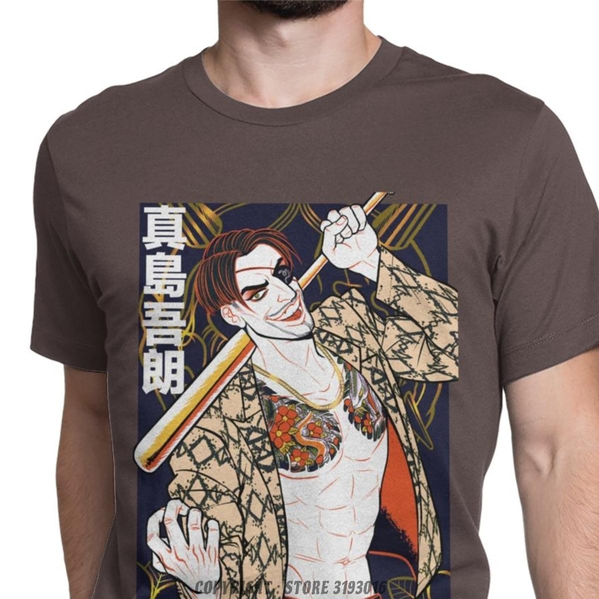 Mad T Shirts Men Novelty TShirt Yakuza Japan Dragon Gangster Videogame Brand Tshirt Mens Camisas Sweatshirt S