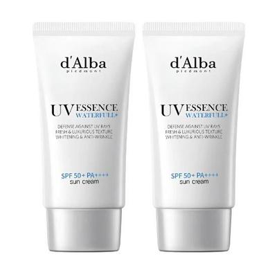 UV Essence Waterfull+ Sunscreen SPF50+ PA++++ Hydrating Korean Sun Cream Duo Set 50ml + 50ml